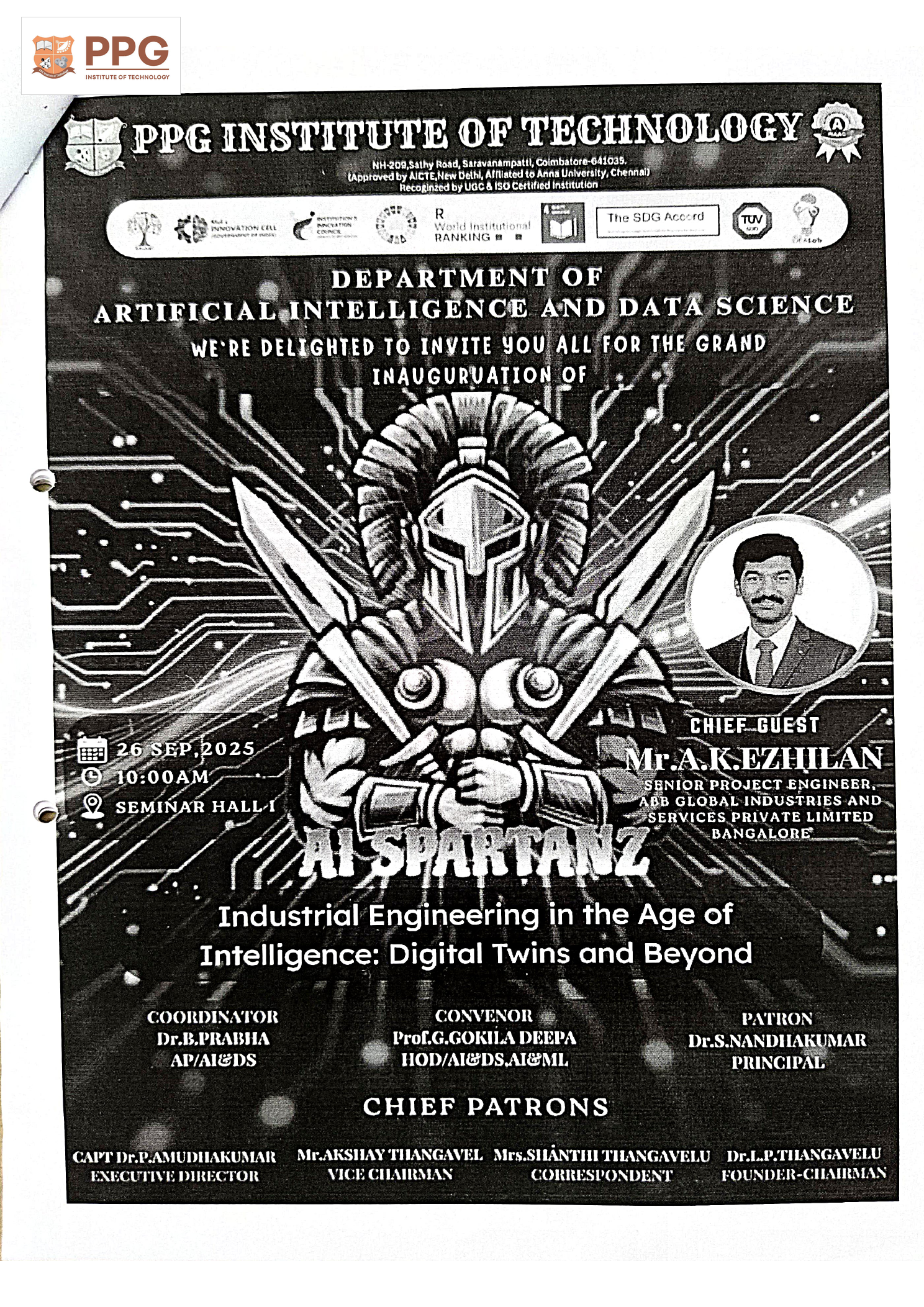 Industrial Engineering in the Age of Intelligence: Digital Twins and Beyond banner